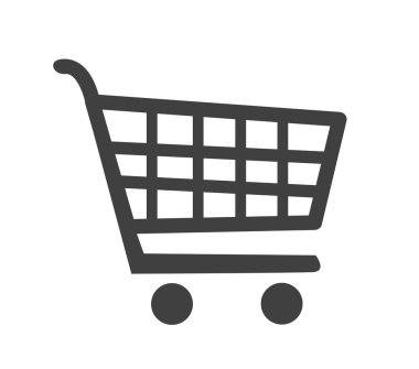 alışveriş sepeti simge vektör