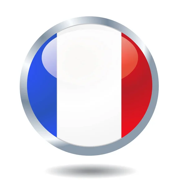 Bandera nacional de Francia — Vector de stock