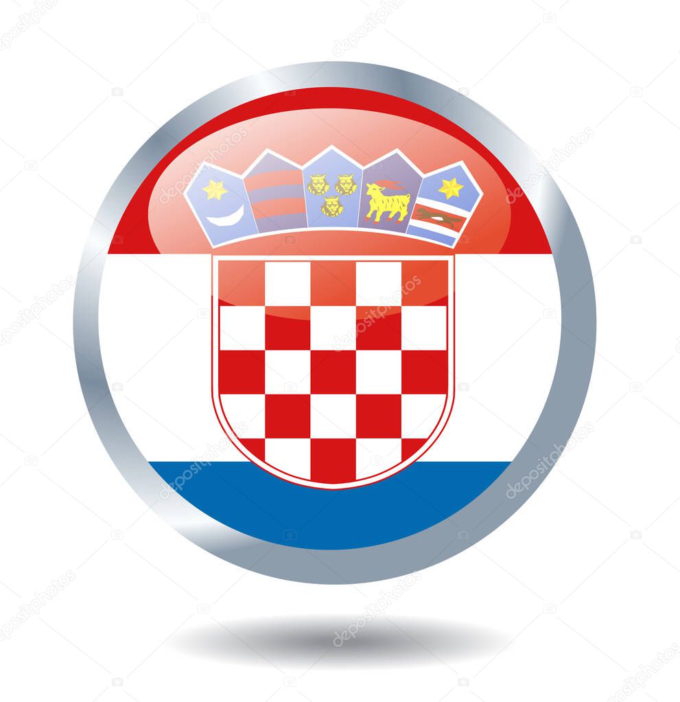 Croatia national flag — Stock Vector © nezezon #185592716