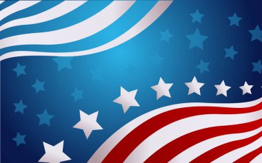 Biçim vektörü olarak ABD bayrağı