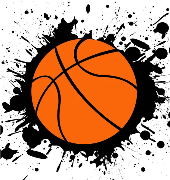 Basketball, vector illustration — Stock Vector