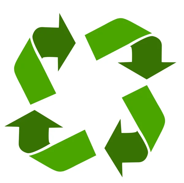 Vector recycle teken — Stockvector