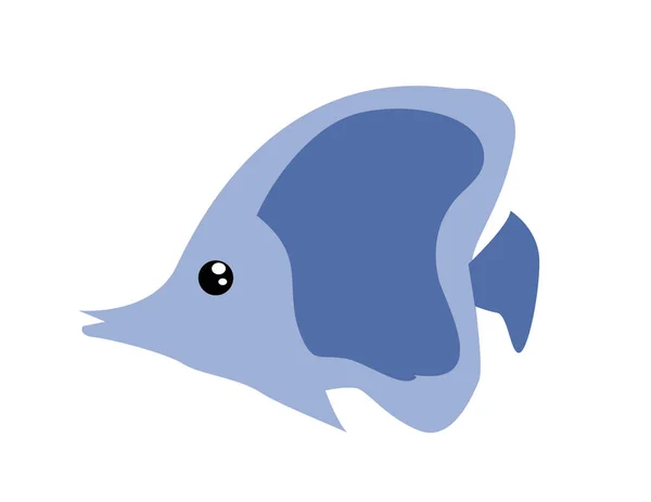 물고기 아이콘 벡터 삽화 — 스톡 벡터