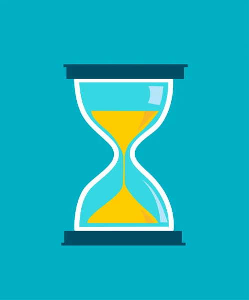 Hourglass time icon isolated — Stock Vector