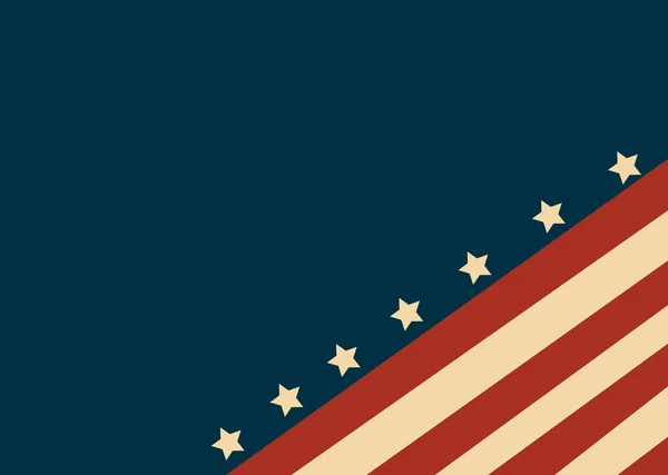 Bandera de Estados Unidos en estilo vector — Vector de stock