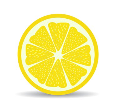 Taze limon meyve vektör çizimler