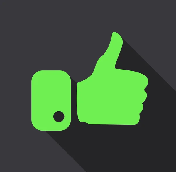 Icônes Thumbs Up modernes — Image vectorielle