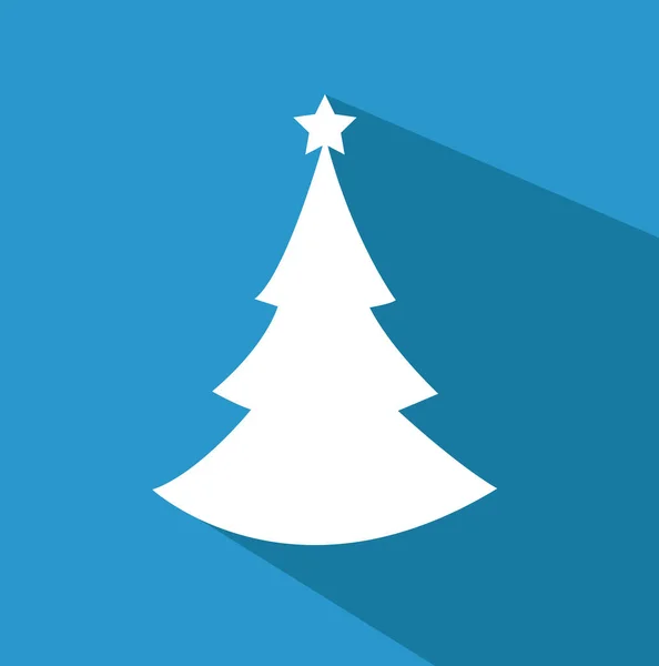 Fundo de Natal com árvore —  Vetores de Stock