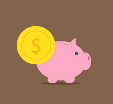 Güvenli yatırım için domuzcuk banka konsepti, koruma için finansman