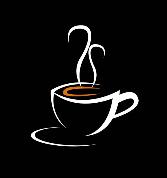 Icono vectorial de taza de café — Vector de stock