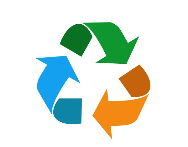 Vektorové recyklaci známky — Stockový vektor