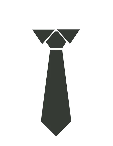 ネクタイのアイコン ベクトル図 — ストックベクタ