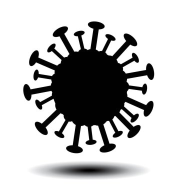 Coronavirus Simgesi vektör çizimi