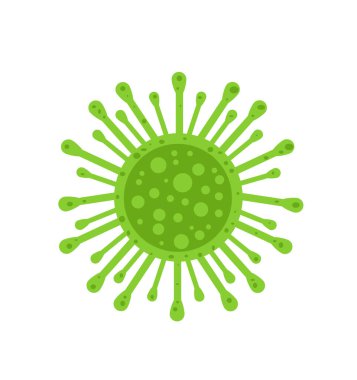 Coronavirus Simgesi vektör çizimi