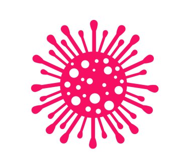 Coronavirus Simgesi vektör çizimi