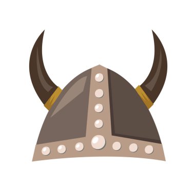 Miğfer Viking Logo Şablonu