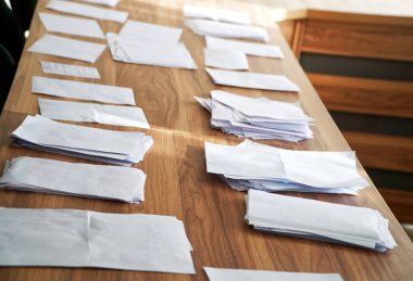 Ankette, referandumda, ankette toplanan kağıtlar
