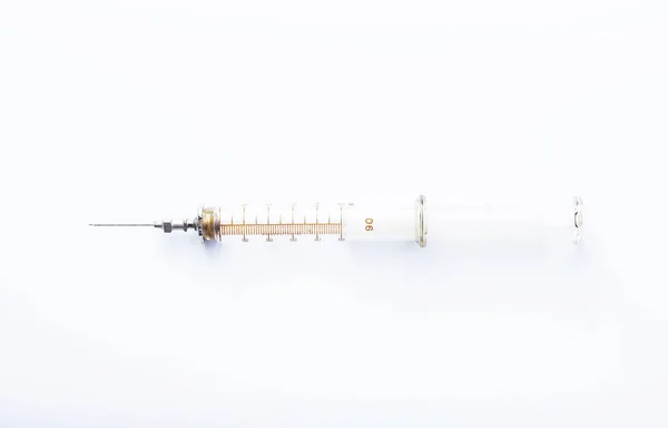 Um medicamento ampolas e seringas — Fotografia de Stock
