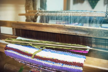 ev yapımı iplik dokuma tezgahı