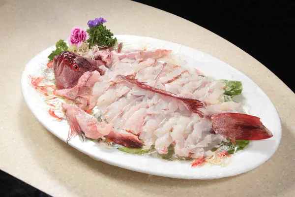 Uma cozinha atirar carne usada iluminação — Fotografia de Stock