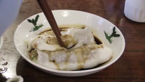 This ia a video clip of yum cha — Stock Video