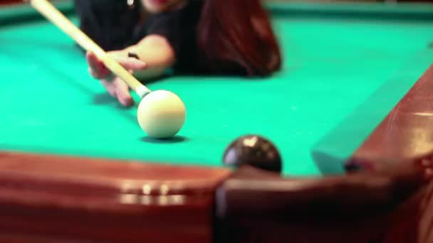 Este ia um vídeo clipe de snooker — Vídeo de Stock