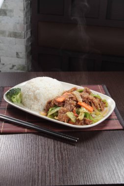 Bir pilav fotoğrafı.