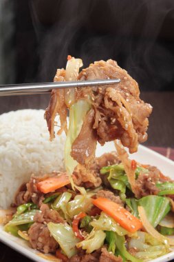 Bir pilav fotoğrafı.