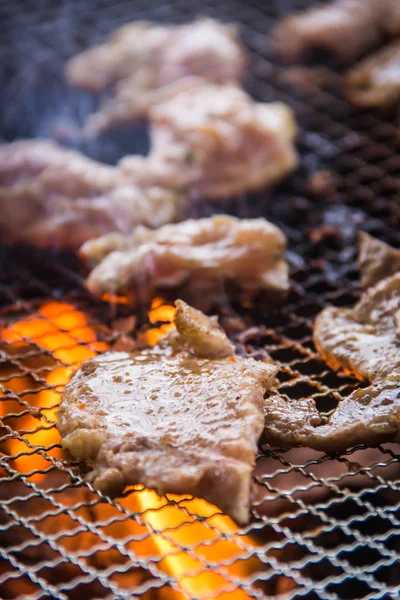 Una sesión de cocina utiliza la iluminación de carne — Foto de Stock