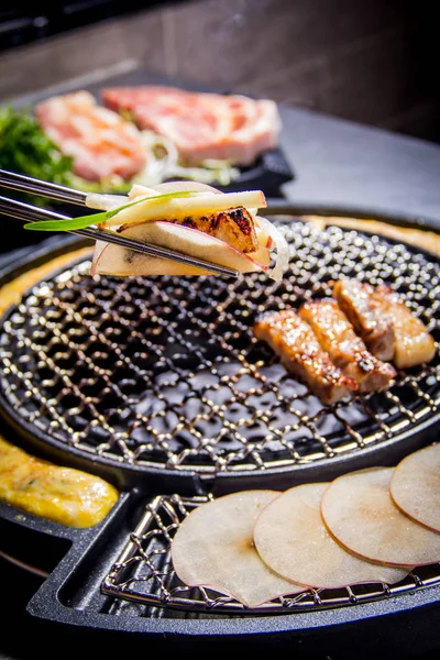 A cuisine shoot used flesh lighting — Stock Photo, Image