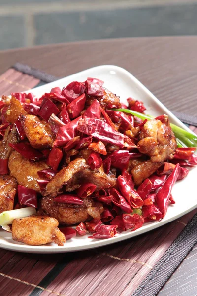 Una sesión de cocina utiliza la iluminación de carne — Foto de Stock