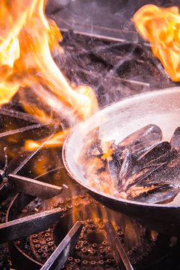 mutfağı ateş et aydınlatma kullanılan