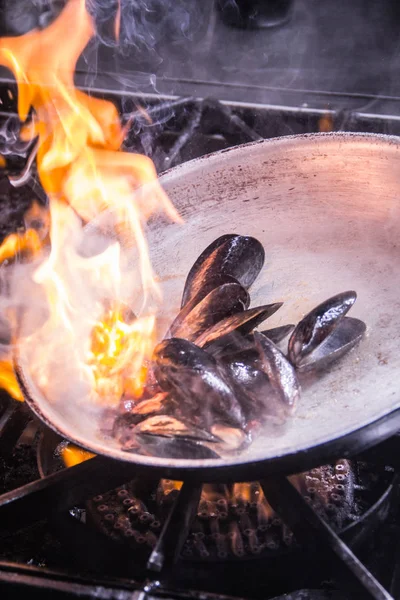 A cuisine shoot used flesh lighting — Stock Photo, Image