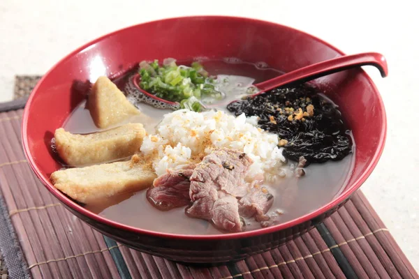 Closeup Udon Soup Plate — ストック写真