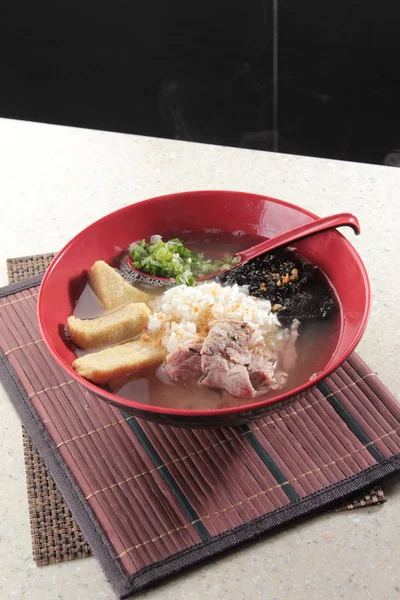 Closeup Udon Soup Plate — Stockfoto