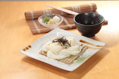 close up of noodles dish 