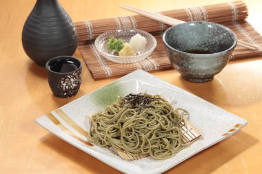 close up of noodles dish 