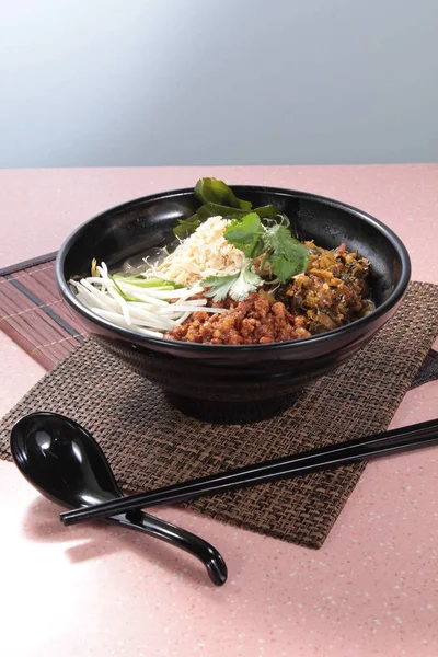 Closeup Udon Soup Plate — Photo