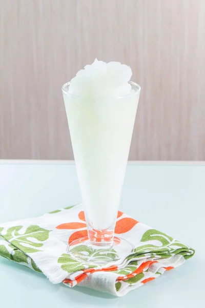 Iced Fruit Smoothie Glass — Fotografia de Stock