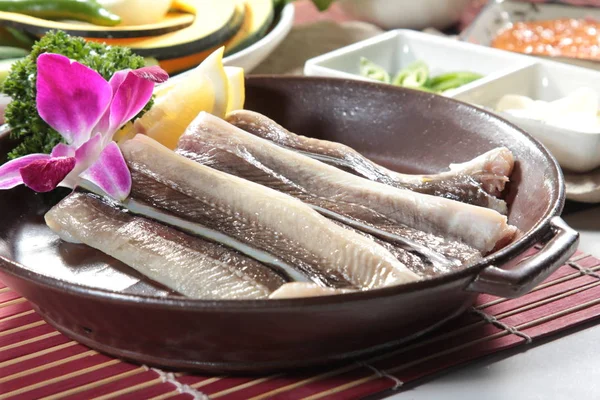Ein Kulinarisches Foto Der Aalküche — Stockfoto