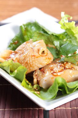 closeup of chinese dumplings 