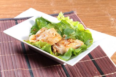 closeup of chinese dumplings 