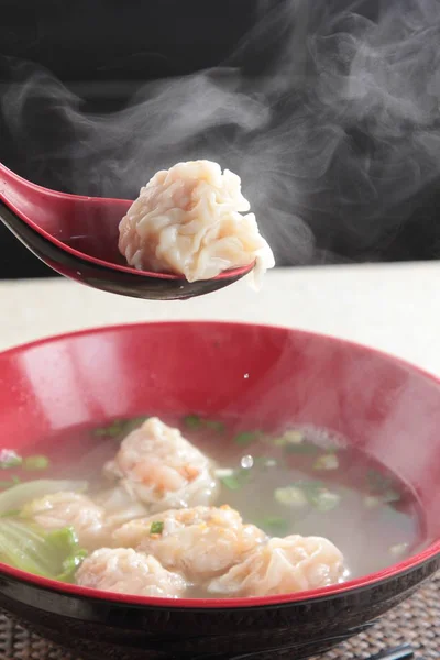 Closeup Chinese Dumplings — Stok Foto