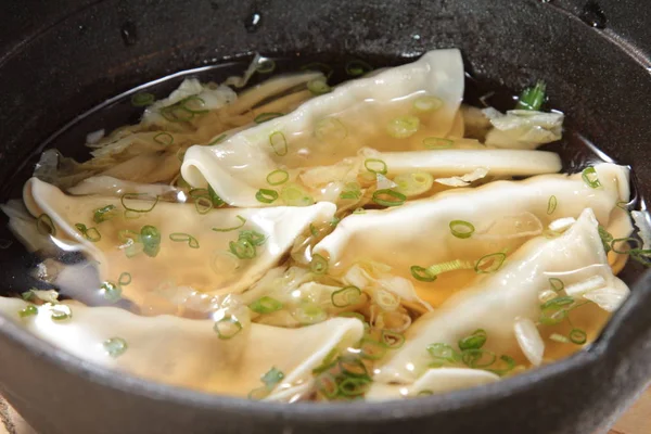 Closeup Chinese Dumplings — Foto de Stock