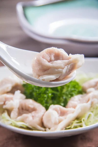 Closeup Chinese Dumplings — 스톡 사진