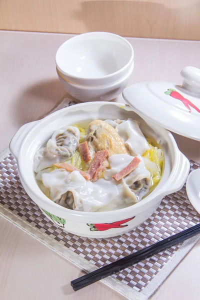 Closeup Chinese Dumplings — Stockfoto