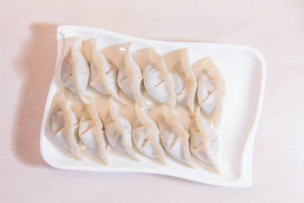 Closeup Chinese Dumplings —  Fotos de Stock