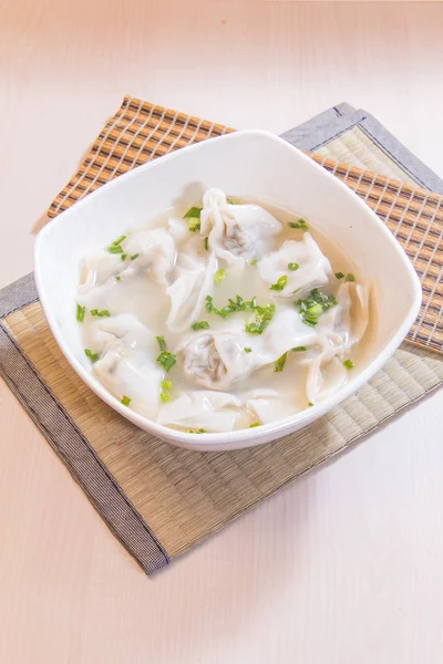 Closeup Chinese Dumplings — Fotografia de Stock