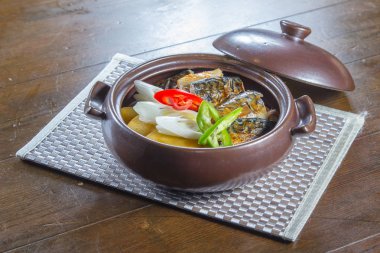 Balığın mutfak fotoğrafı.