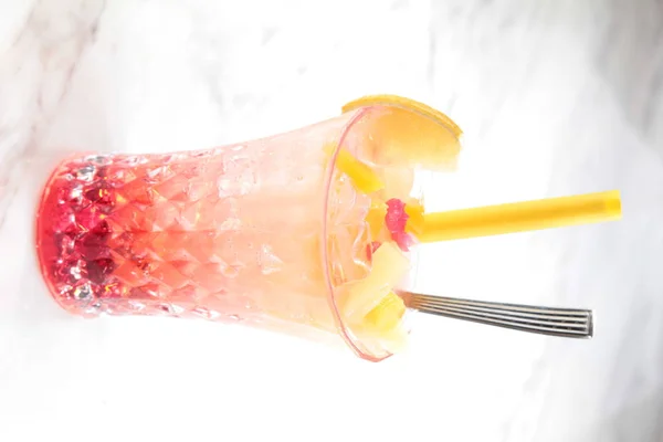 Fruit Cocktail Ice Table — Foto de Stock